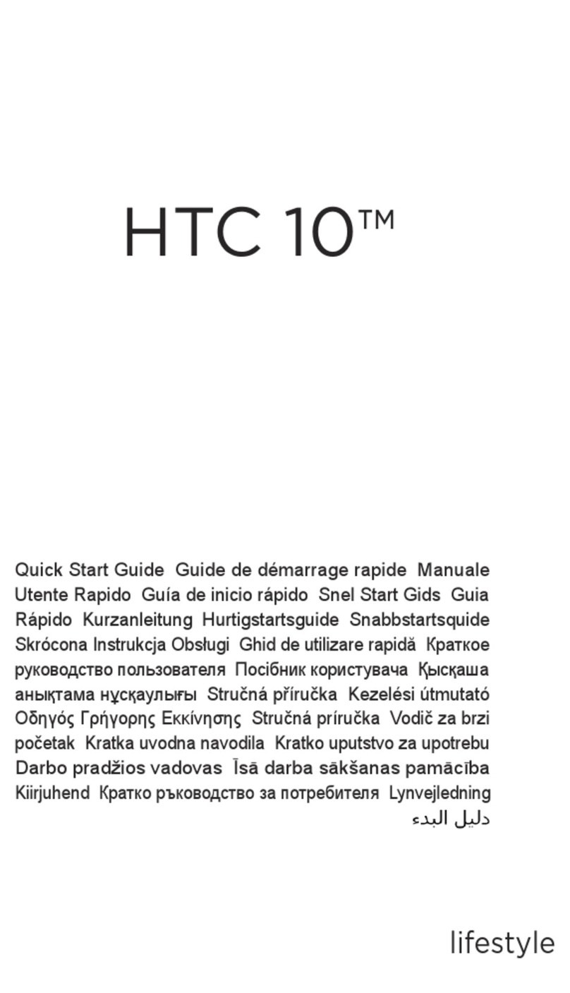 HTC 10 quick start guide