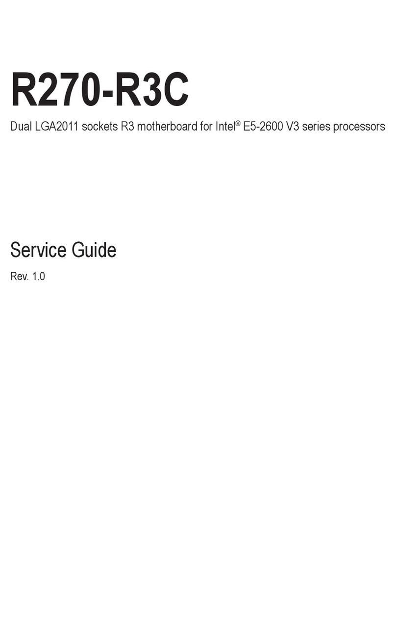 GIGA-BYTE TECHNOLOGY R270-R3C User manual GIGA-BYTE TECHNOLOGY R270-R3C User manual