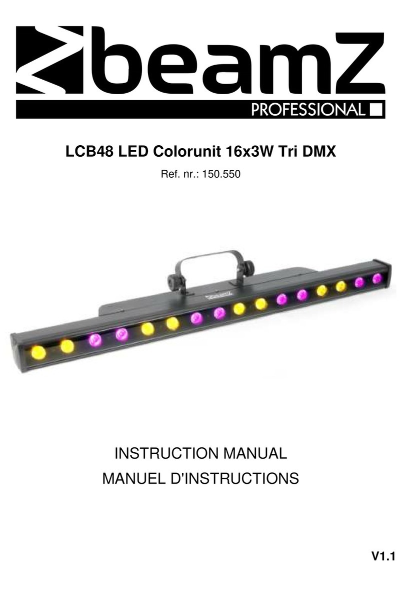 Beamz professional LCB48 instruction manual