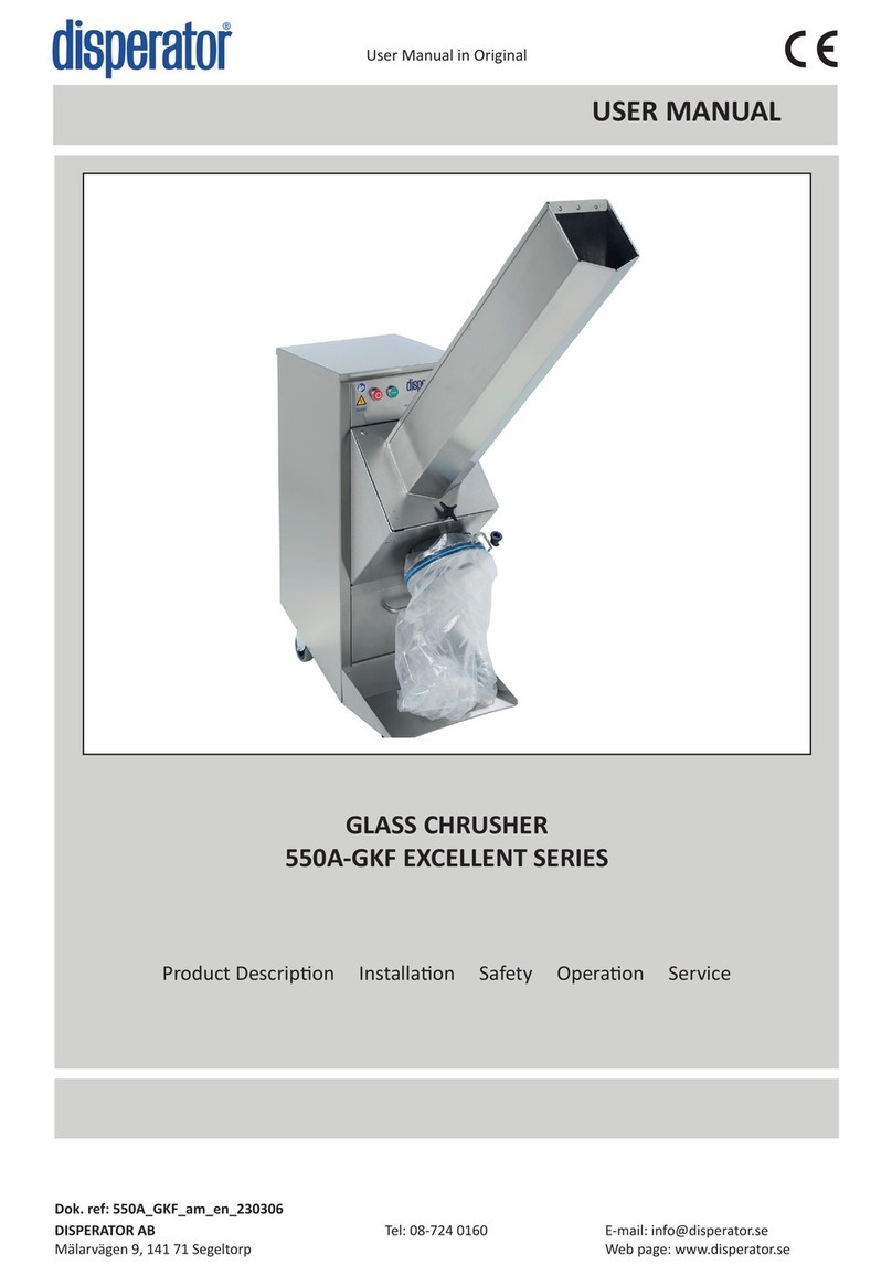 disperator 500A-GKF user manual