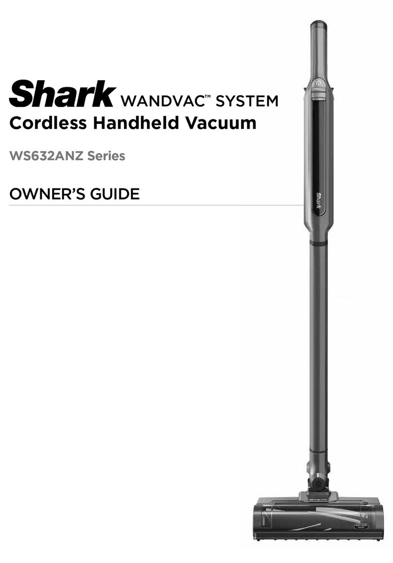 Shark WANDVAC WS632ANZ Series owner's guide Shark WANDVAC WS632ANZ Series owner's guide