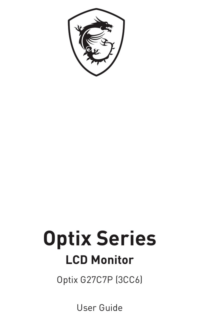 MSI Optix G27C7P User manual