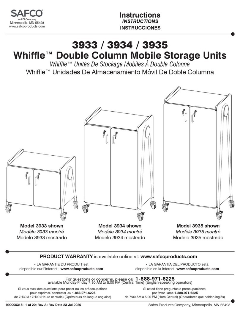 LDI SAFCO Whiffle 3933 User manual LDI SAFCO Whiffle 3933 User manual