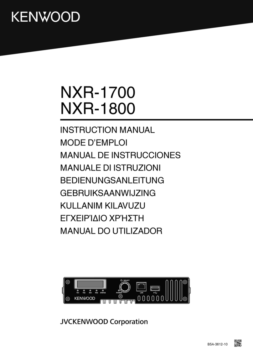 Kenwood NXR-1800 User manual