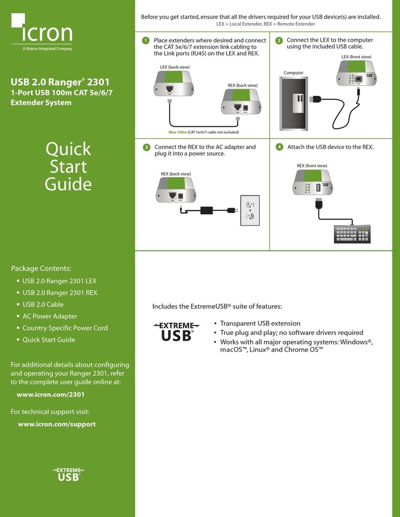 Maxim Integrated Icron Ranger 2301 quick start guide