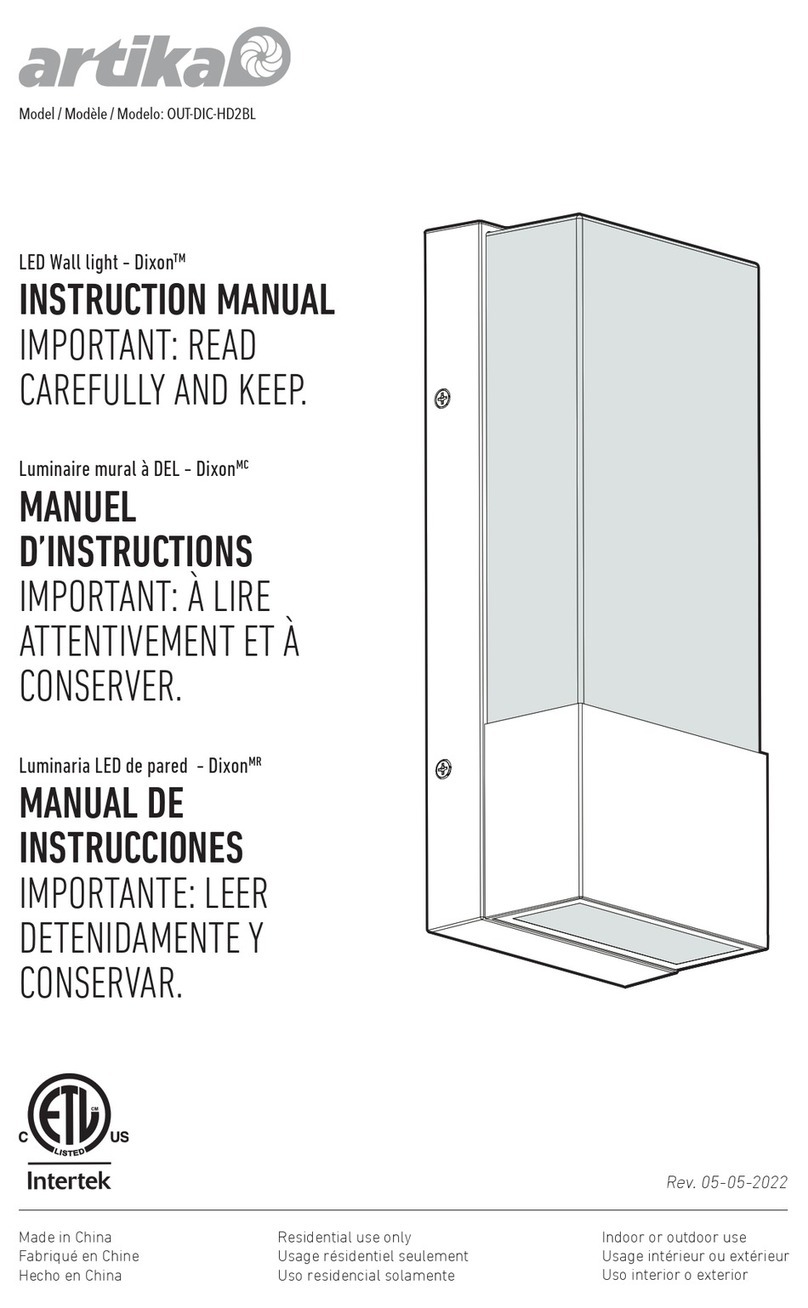 Artika Dixon OUT-DIC-HD2BL User manual