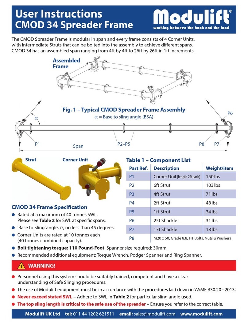 Modulift CMOD 34 User manual
