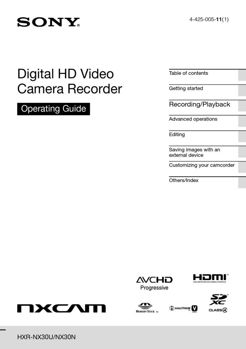 Sony HXR-NX30N User manual