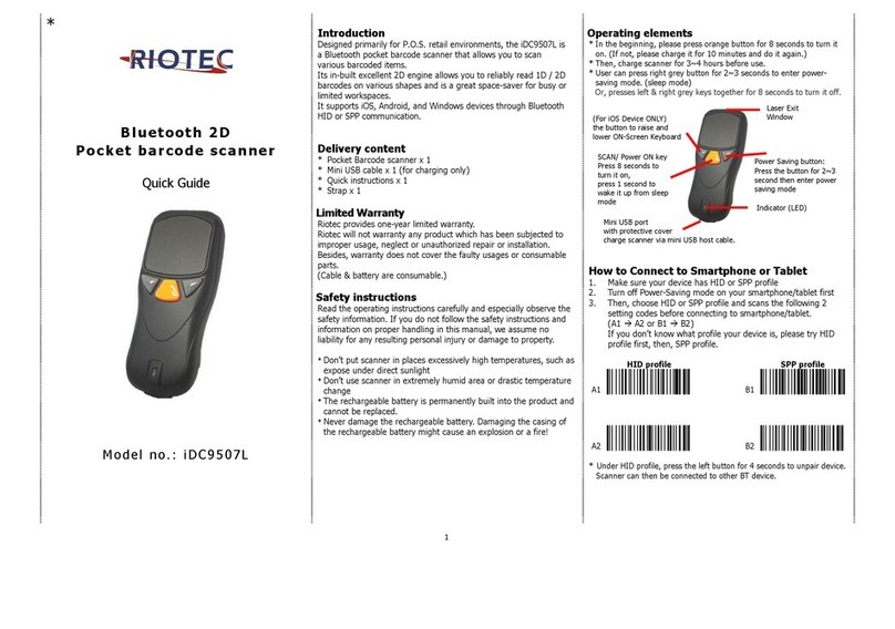 RIOTEC iDC9507L quick guide