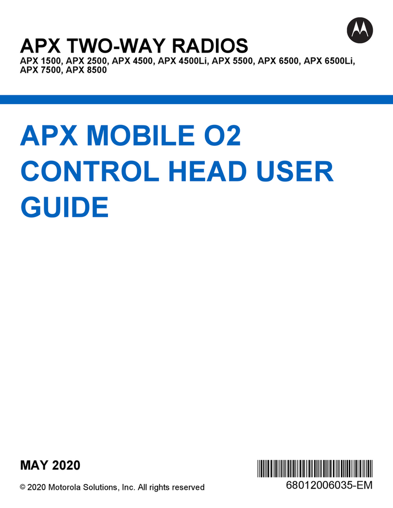 Motorola APX 2500 User manual