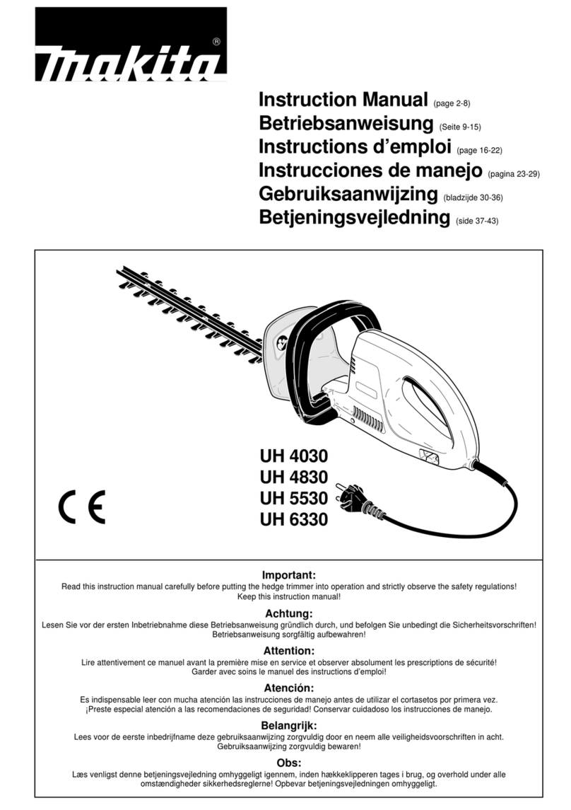 Makita UH 4030 instruction manual