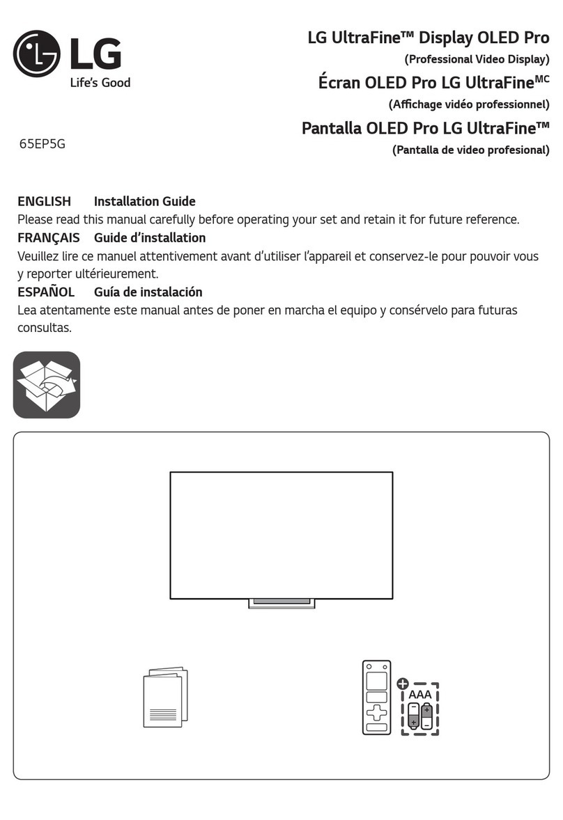 LG UltraFine 65EP5G User manual