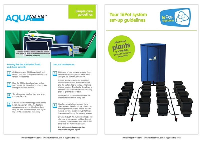 AQUAvalve 16Pot system Instruction Manual