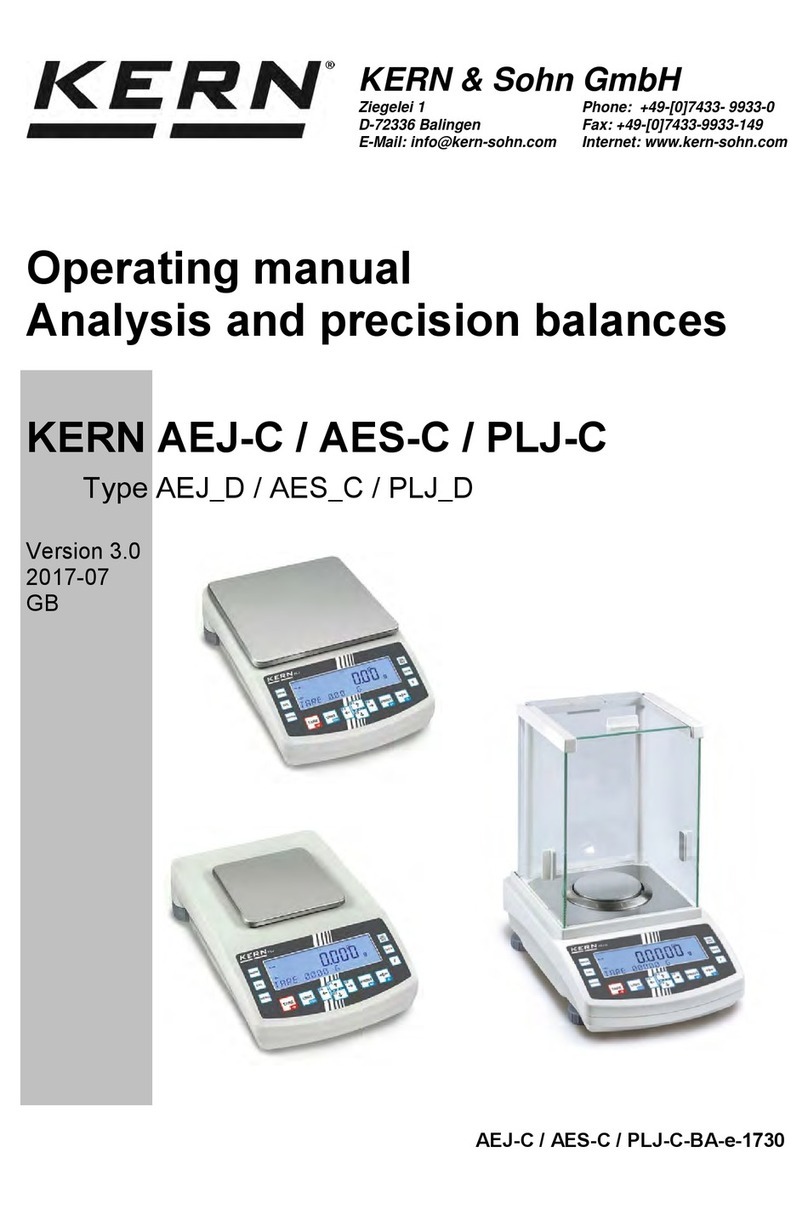 KERN AEJ 100-4DM operating manual