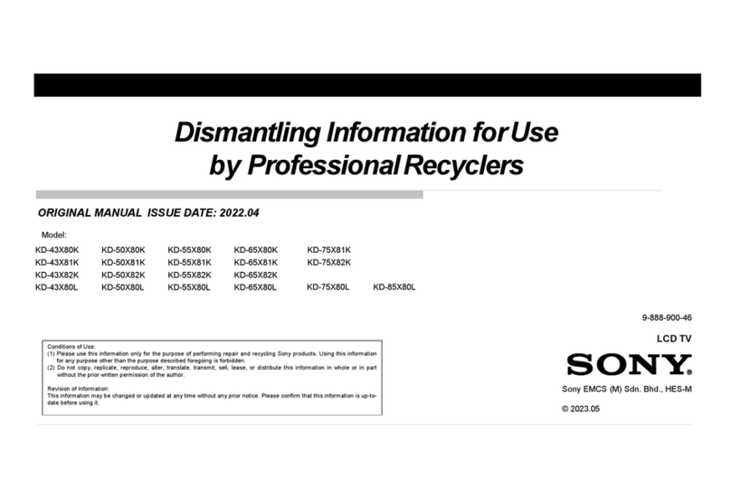 Sony KD-85X80L Owner's manual Sony KD-85X80L Owner's manual