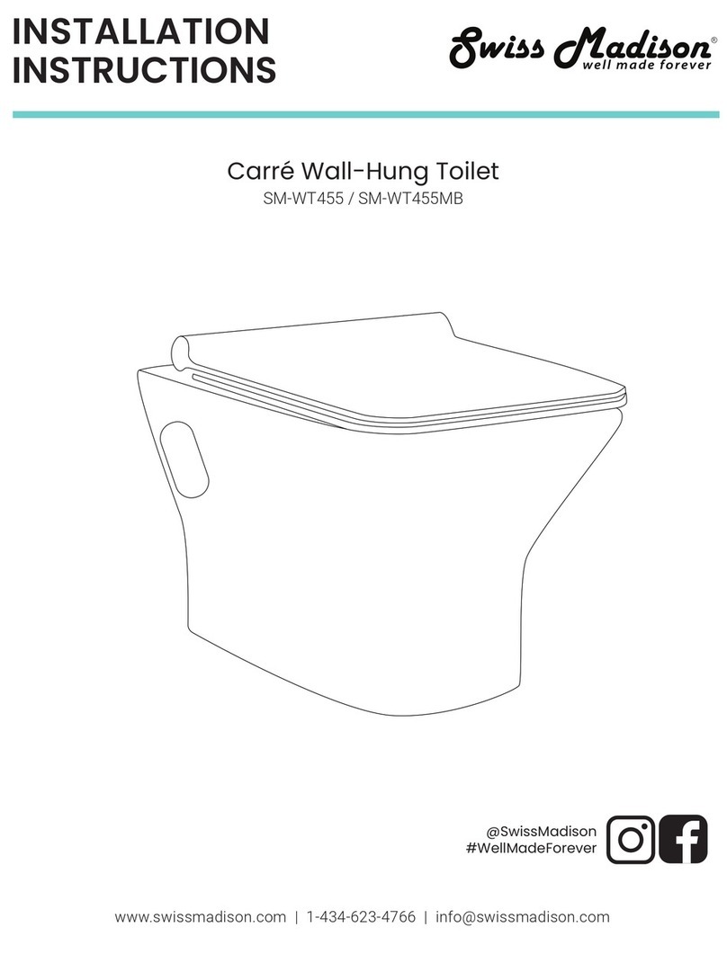 Swiss Madison Carre SM-WT455 installation instructions