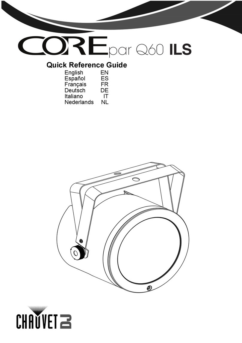 Chauvet DJ CORE PAR Q60 ILS Quick reference guide