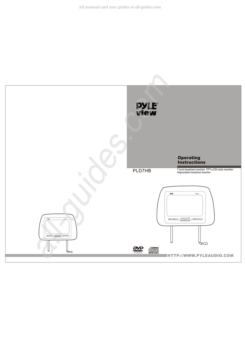 Pyle PLD7HB User manual