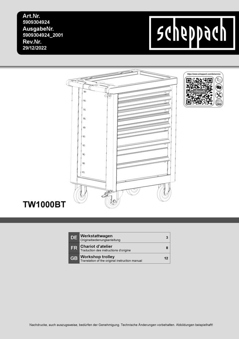 Scheppach TW1000BT Quick start guide Scheppach TW1000BT Quick start guide
