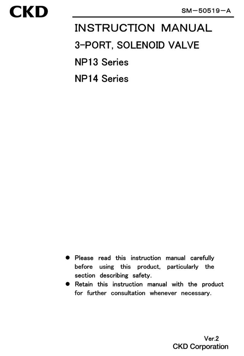 CKD NP13 Series User manual CKD NP13 Series User manual