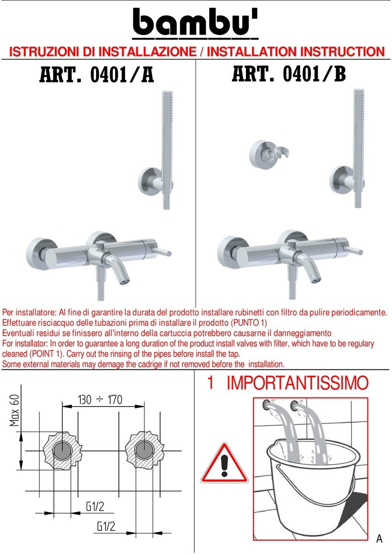 BELLOSTA bambu 0401/A Installation instruction