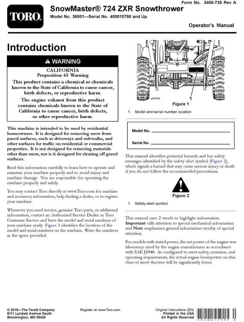 Toro 36001 Operator's manual