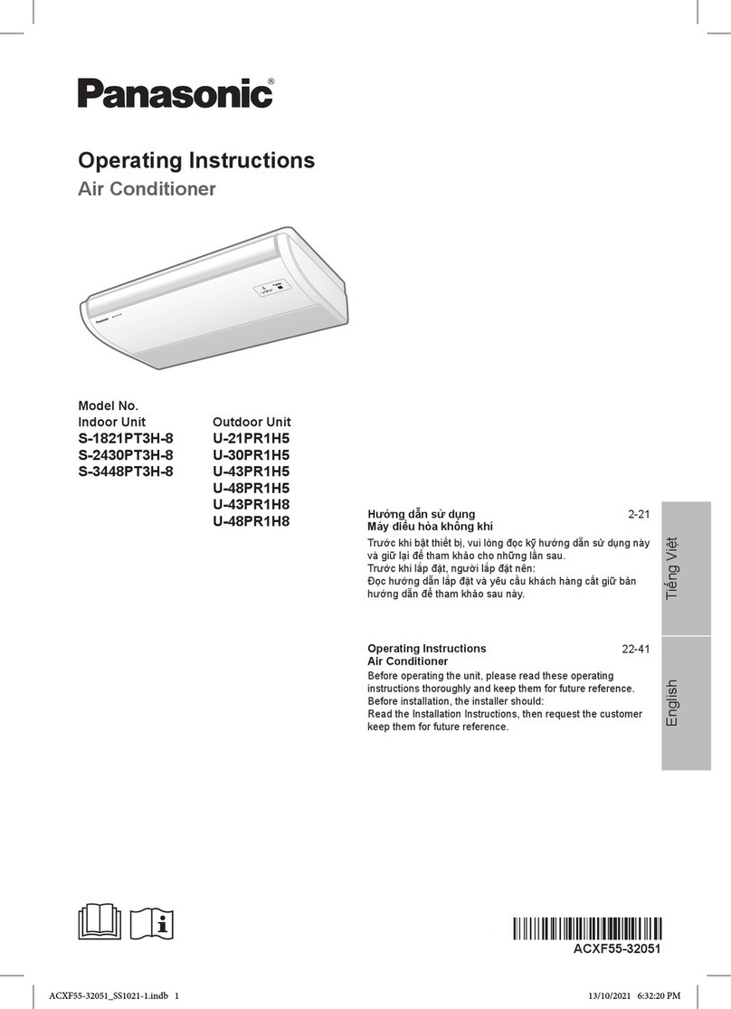 Panasonic S-1821PT3H-8 operating instructions
