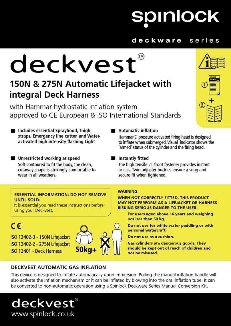 Spinlock Deckvest 150N User manual