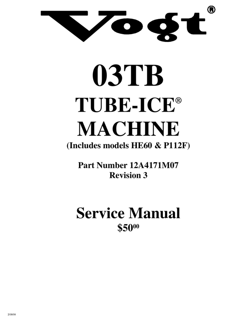 Vogt TUBE-ICE 03TB User manual