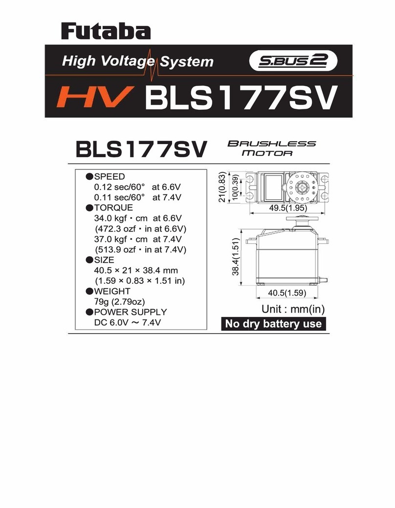 FUTABA HV BLS177SV User manual