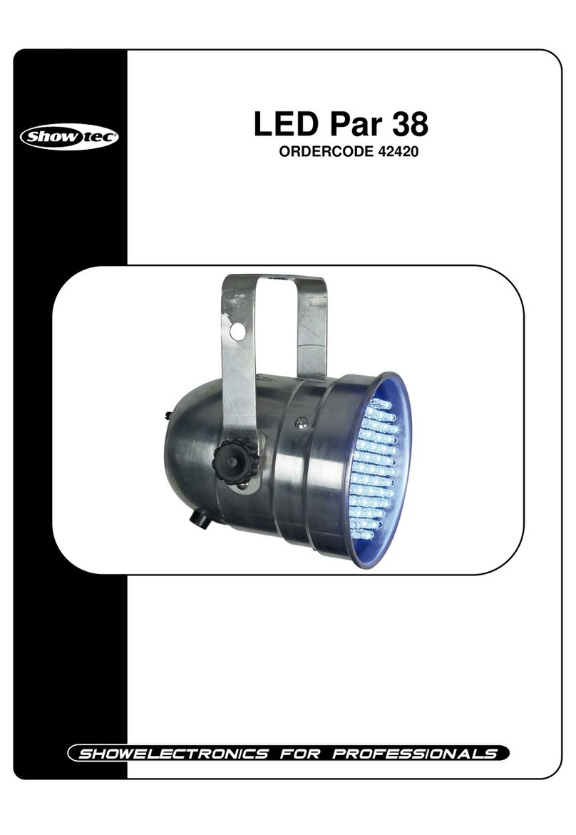 Show Tec LED Par 38 User manual