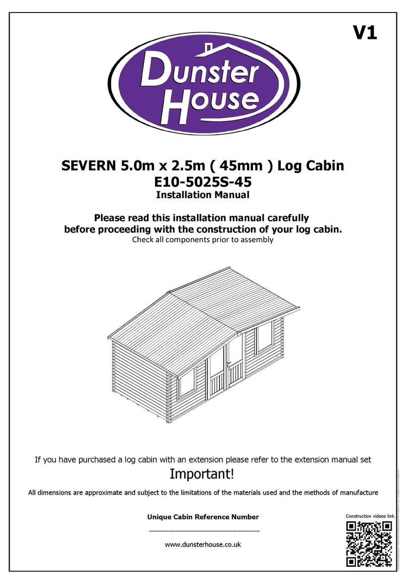 Dunster House SEVERN E10-5025S-45 User manual Dunster House SEVERN E10-5025S-45 User manual