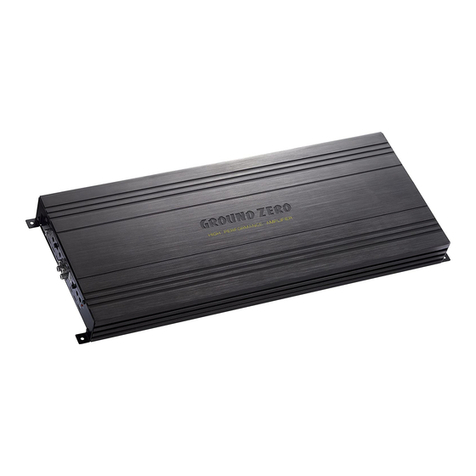 Ground Zero GZRA 1.2500D User manual