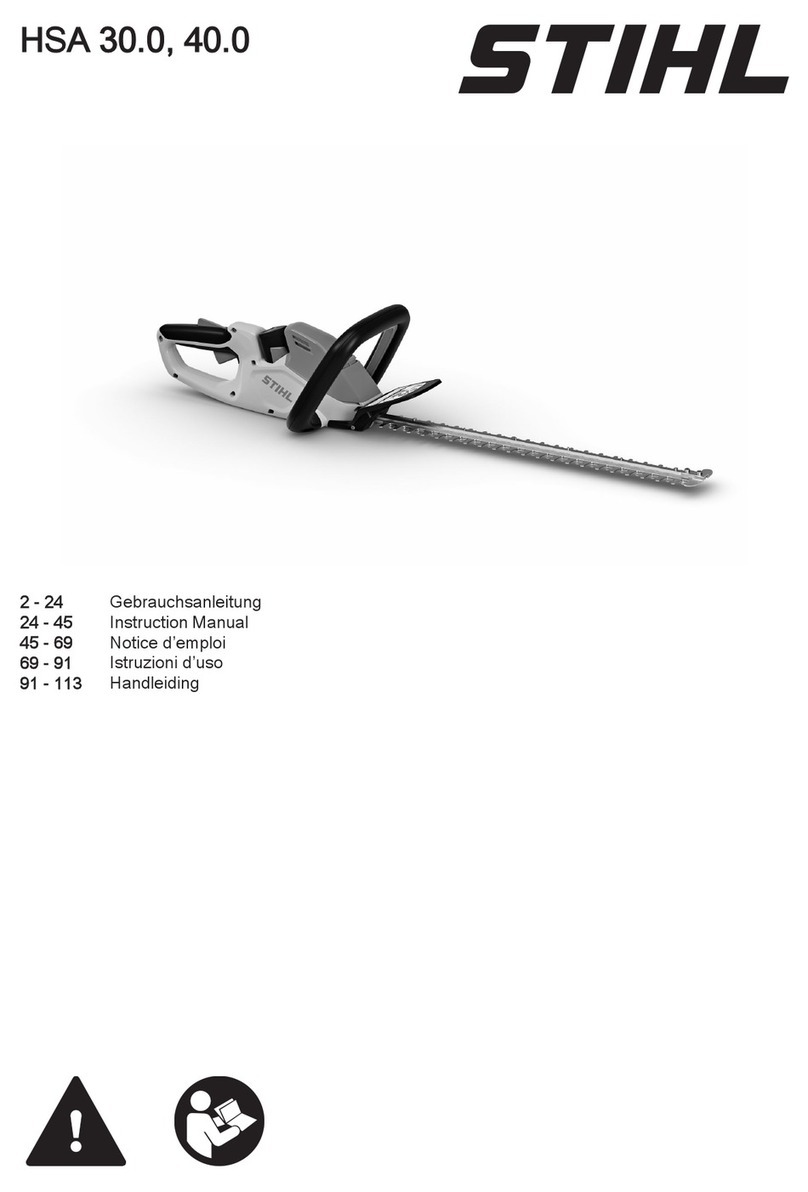 Stihl HSA 30.0 User manual