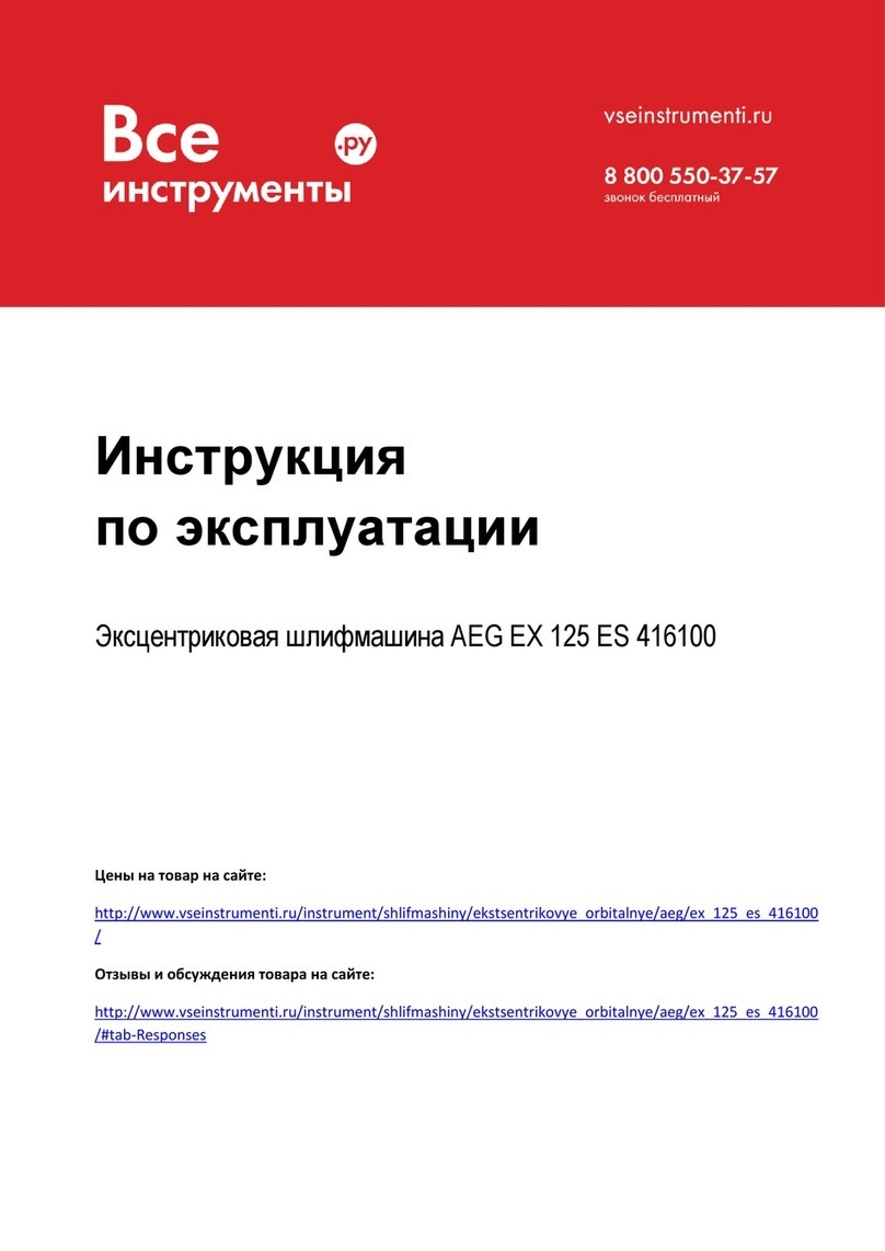 AEG 416100 Original instructions