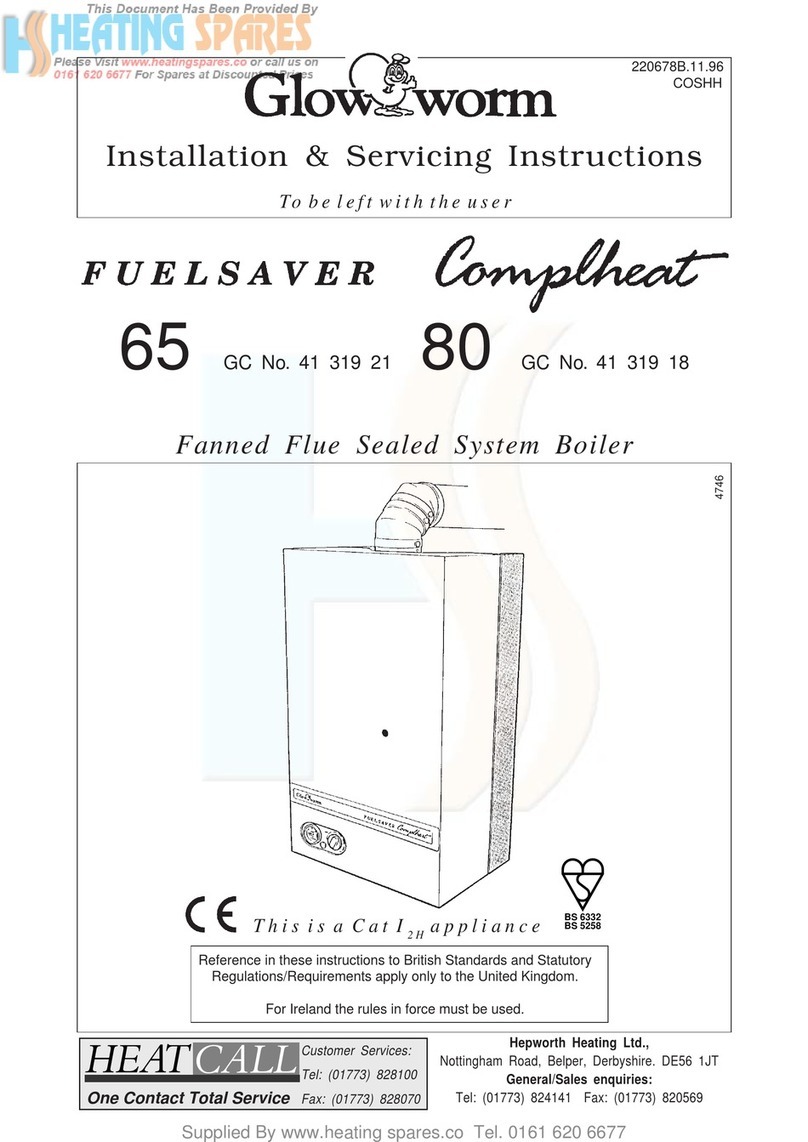 Glowworm FUELSAVER 65 User guide