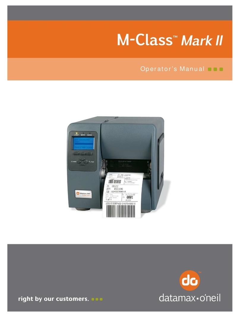 Datamax M-Class Mark II Series Operator's manual