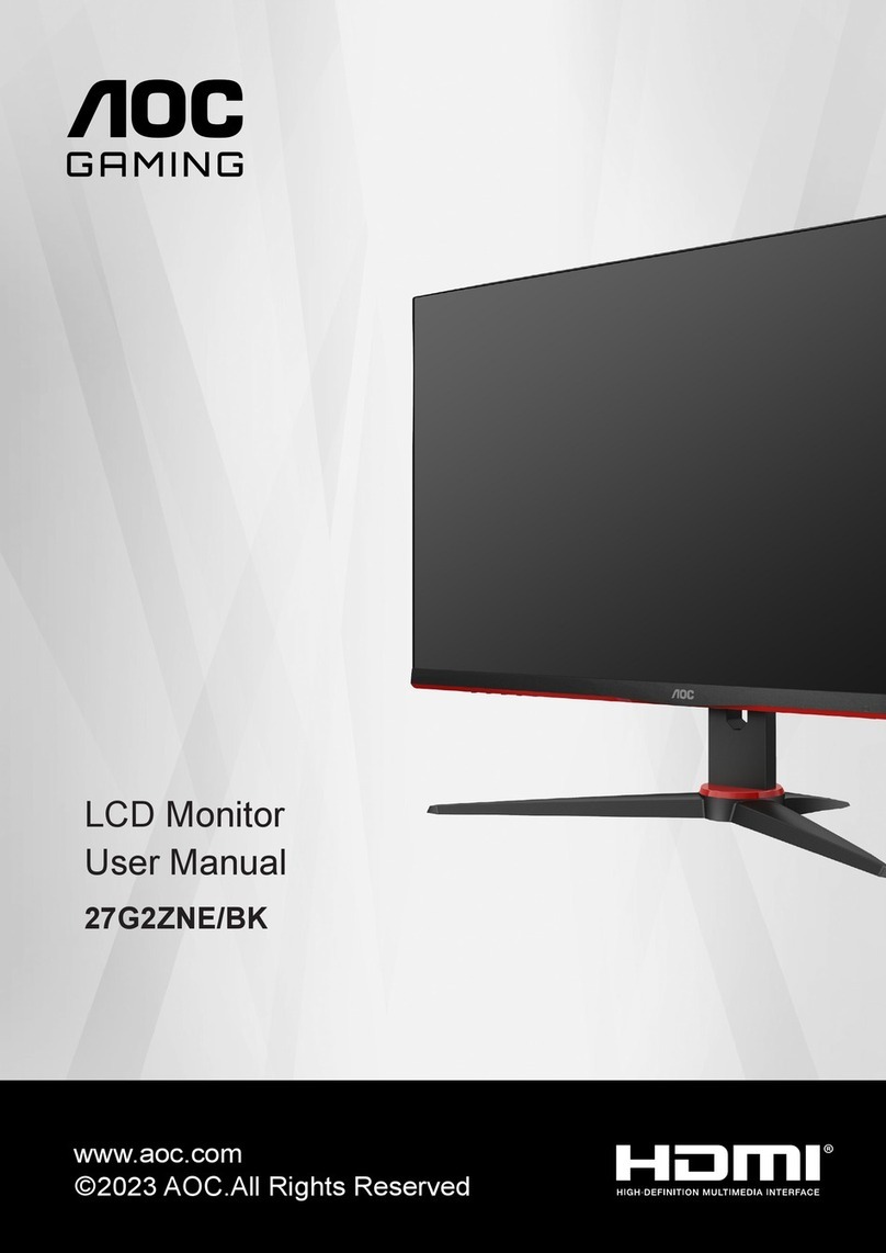 AOC 27G2ZNE/BK User manual