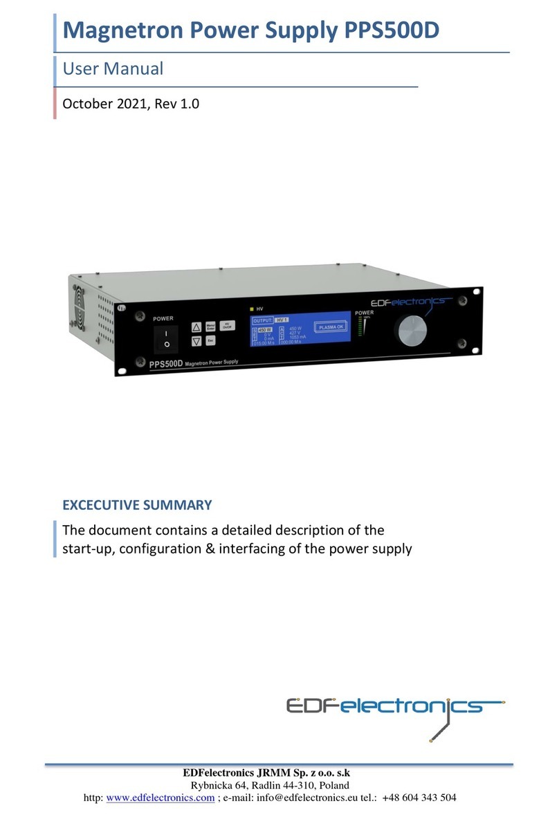 EDF PPS500D User manual