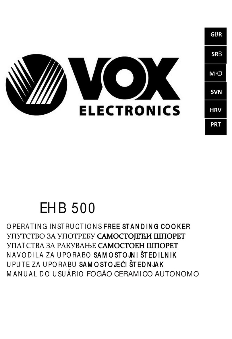 VOX electronics EHB 500 operating instructions