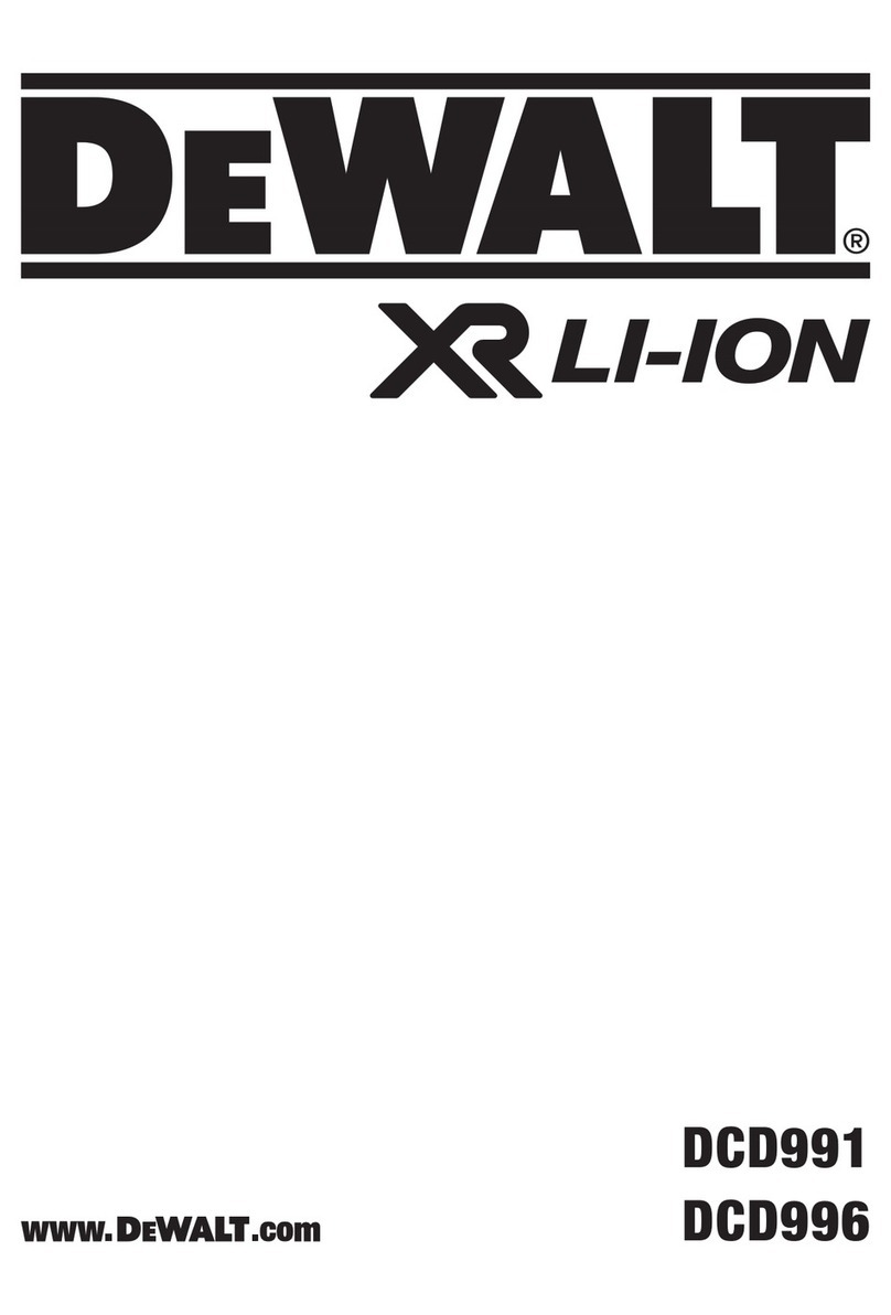 DeWalt DCD991X1 User manual