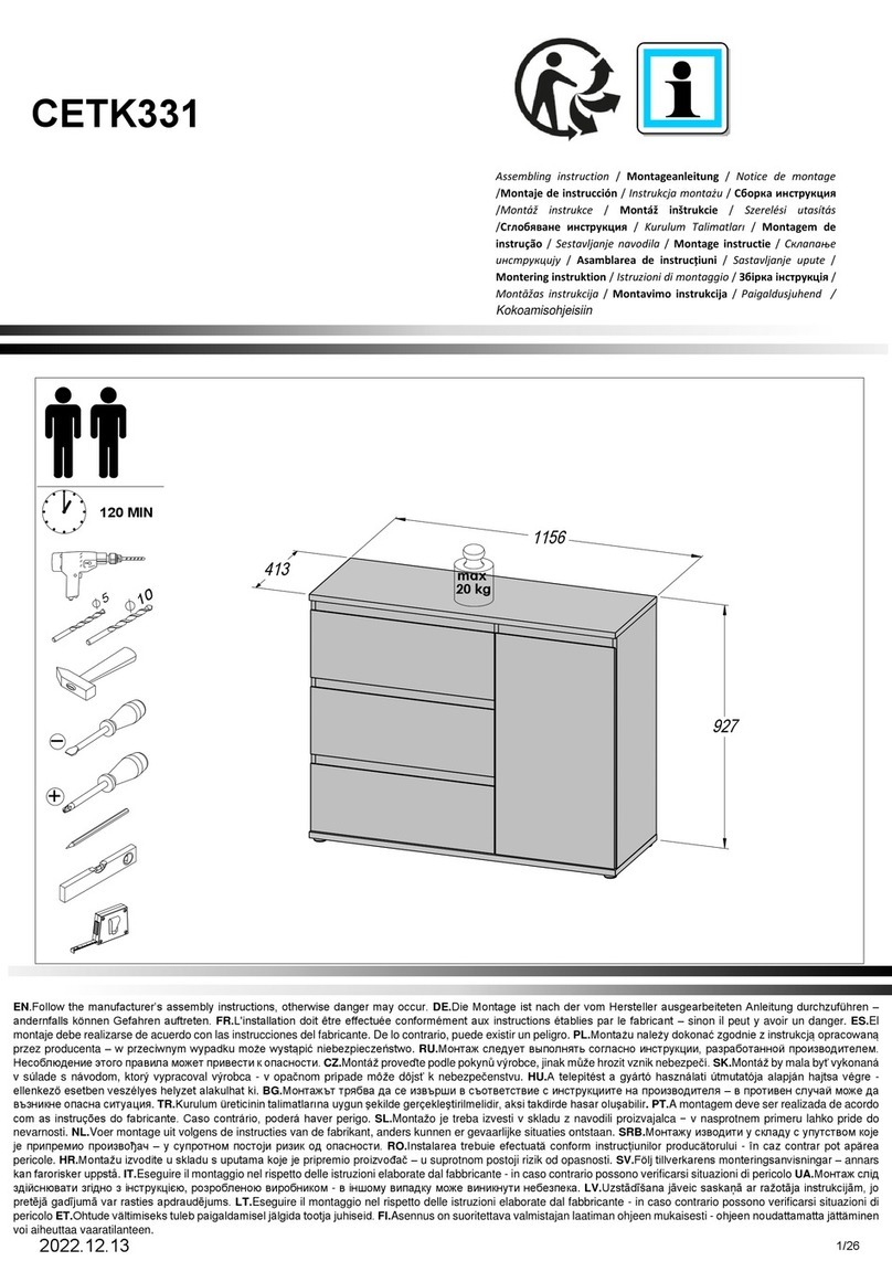 Forte CETK331 Assembling Instruction