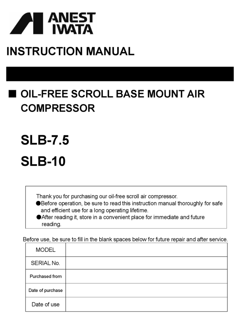 Anest Iwata SLB-7.5 instruction manual