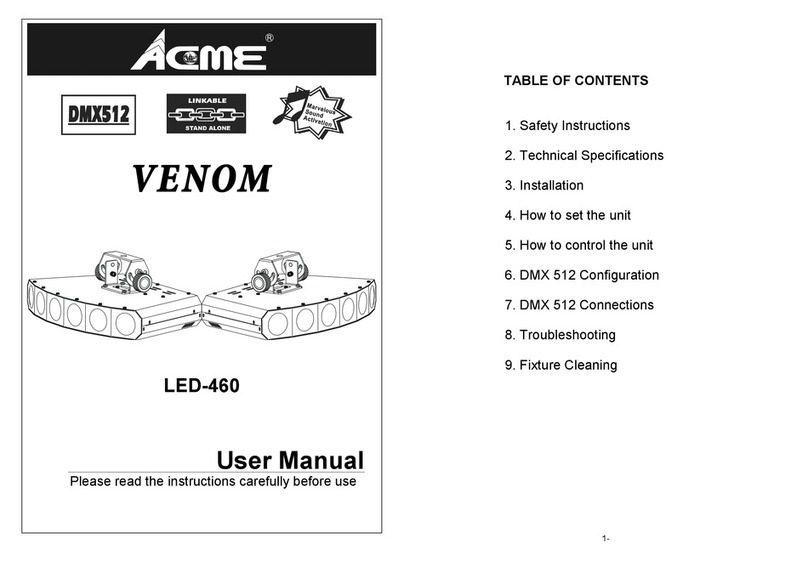 ACME VENOM LED-460 user manual