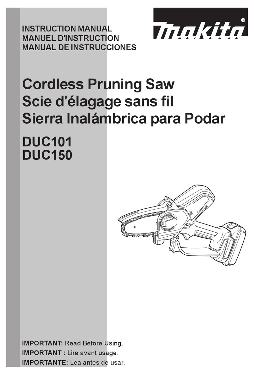 Makita DUC150 User manual Makita DUC150 User manual