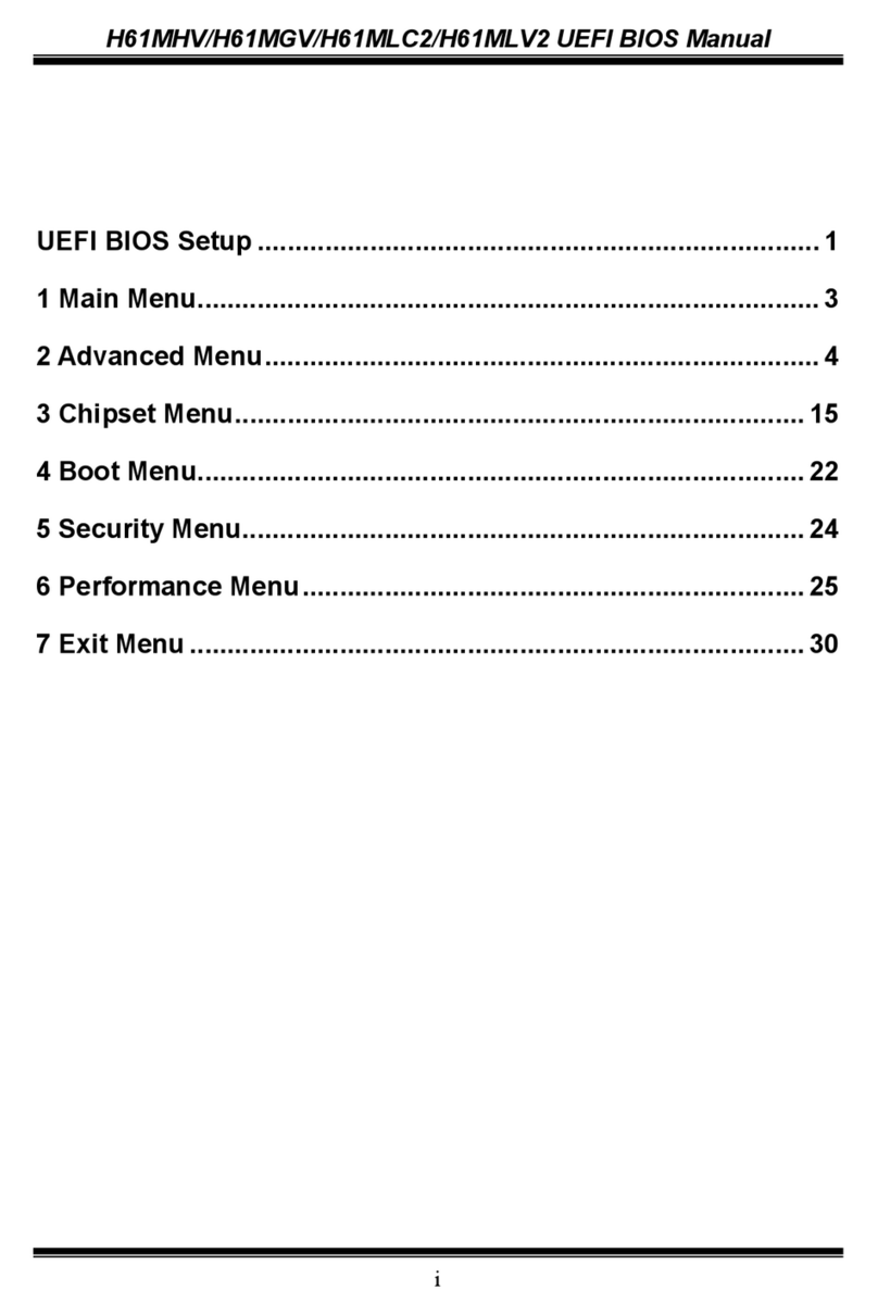 Biostar H61MHV Bios manual