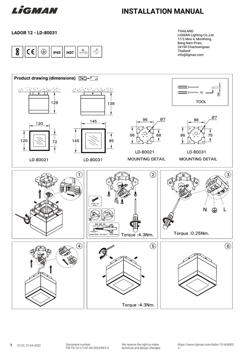 LIGMAN LADOR 12 installation manual LIGMAN LADOR 12 installation manual