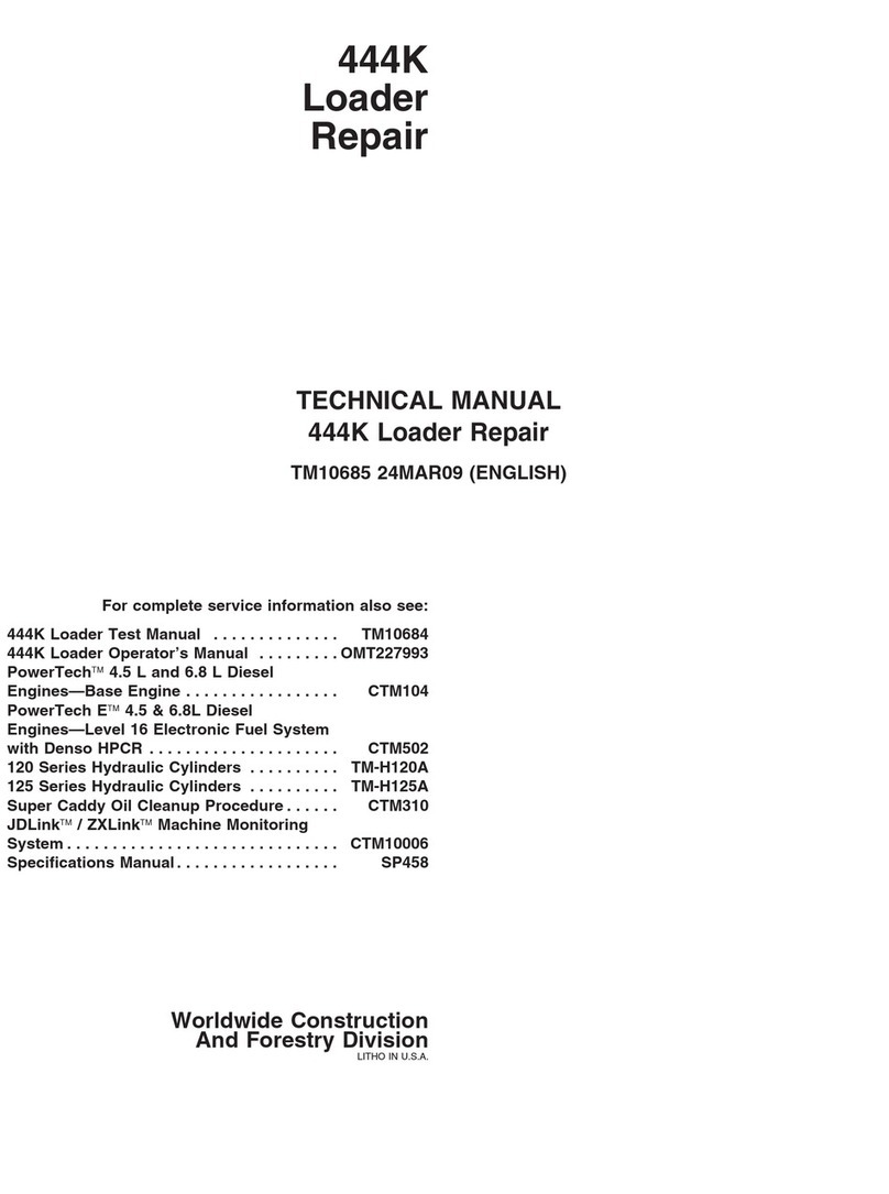 Worldwide Construction And Forestry Division 444K Technical manual