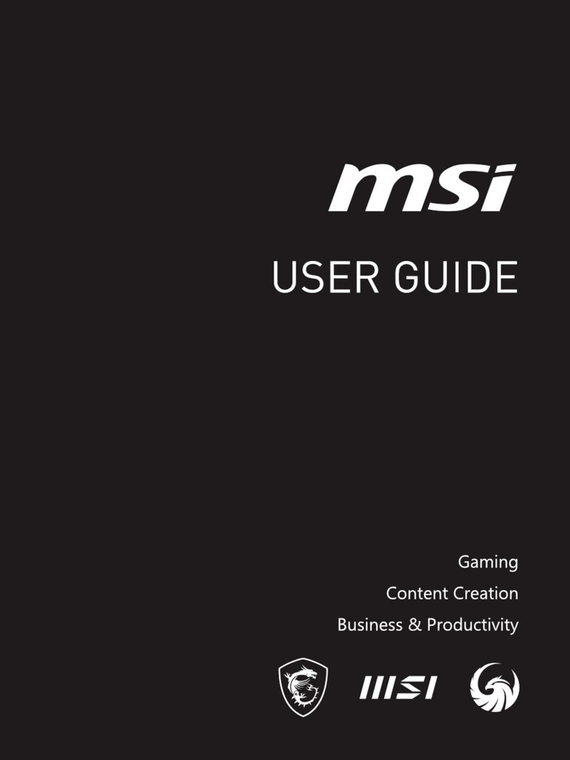 MSI VECTOR GP68HX User manual