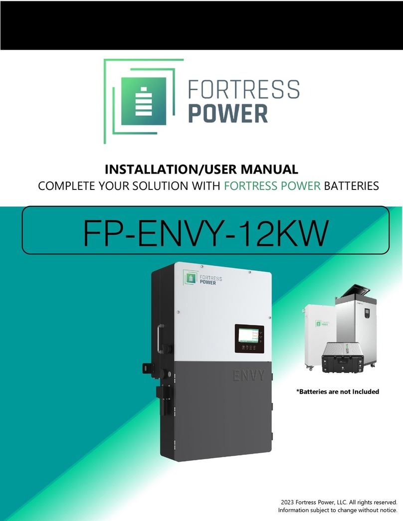 Fortress Power FP-ENVY-12KW Instruction Manual
